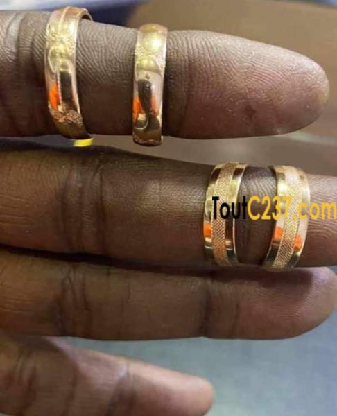Alliance de Mariage en Or (Made in Cameroun)