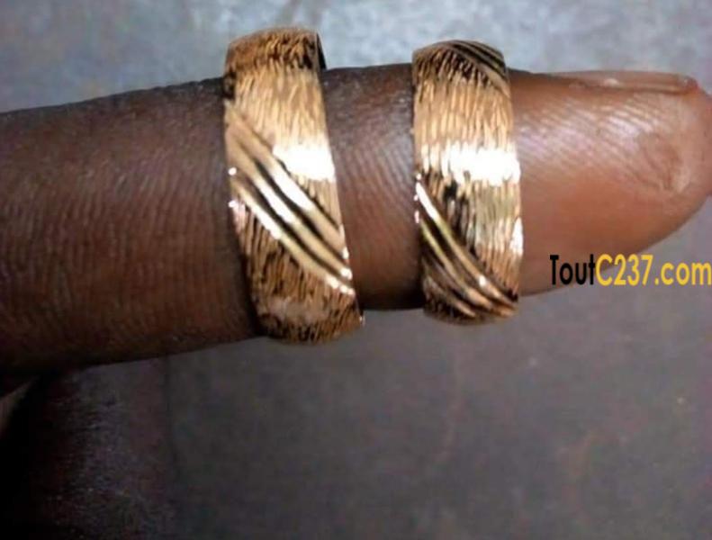 Alliance de Mariage en Or (Made in Cameroun)
