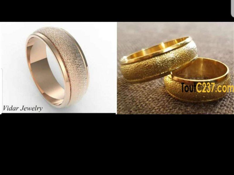Alliance de Mariage en Or (Made in Cameroun)