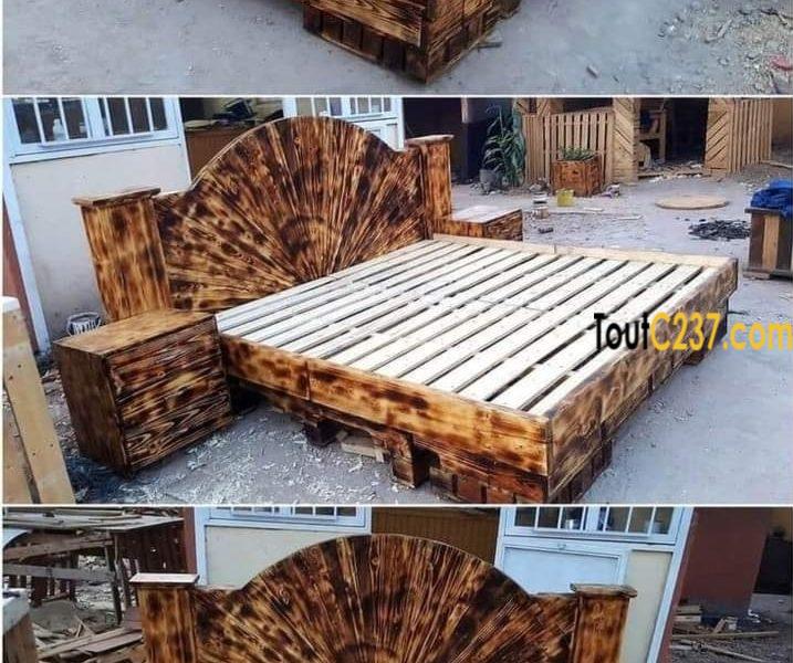 Lit en Palette à vendre à Akwa Douala