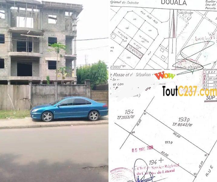 Terrain bâti a vendre à Bonapriso Douala