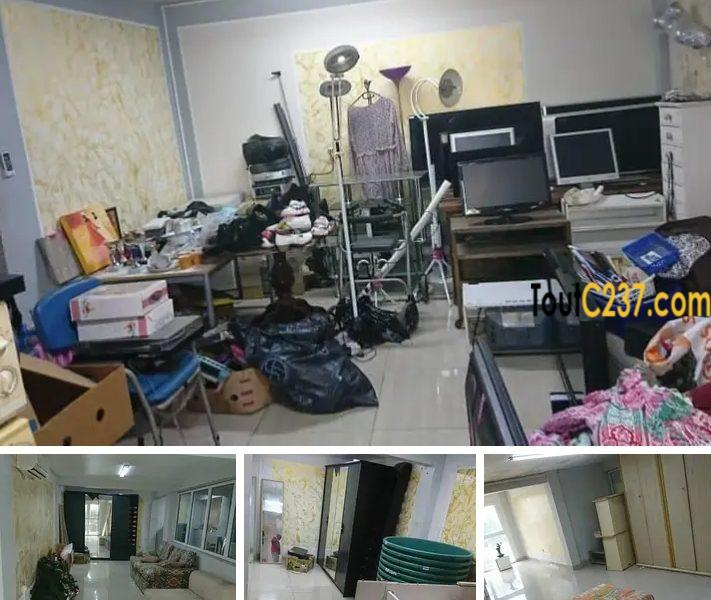 Boutique avec mezzanine à louer à Bonamoussadi