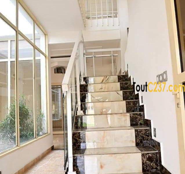 Maison en duplex à louer à Bonapriso