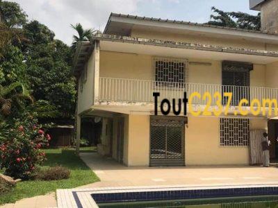 Maison en duplex à louer à Bonapriso