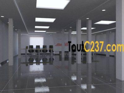 Espace commercial en open space à louer à Akwa Douala