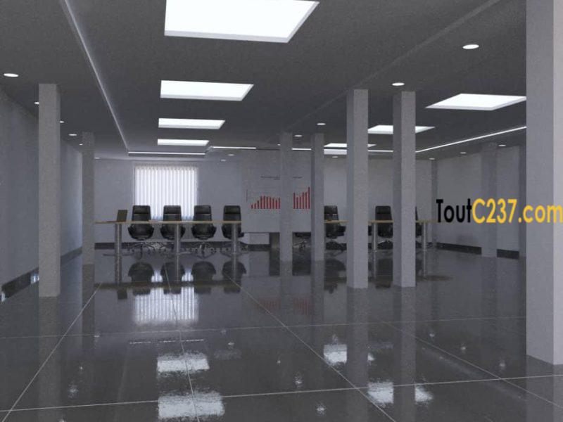 Espace commercial en open space à louer à Akwa Douala