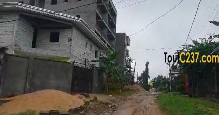 Terrain dangle de 203m2 à vendre à Logpom Douala