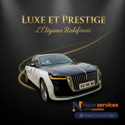 Location Hongqi Ousado à Douala – Le choix du prestige et de l’élégance