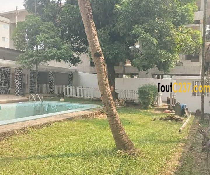Vaste villa avec piscine à louer à Bonapriso