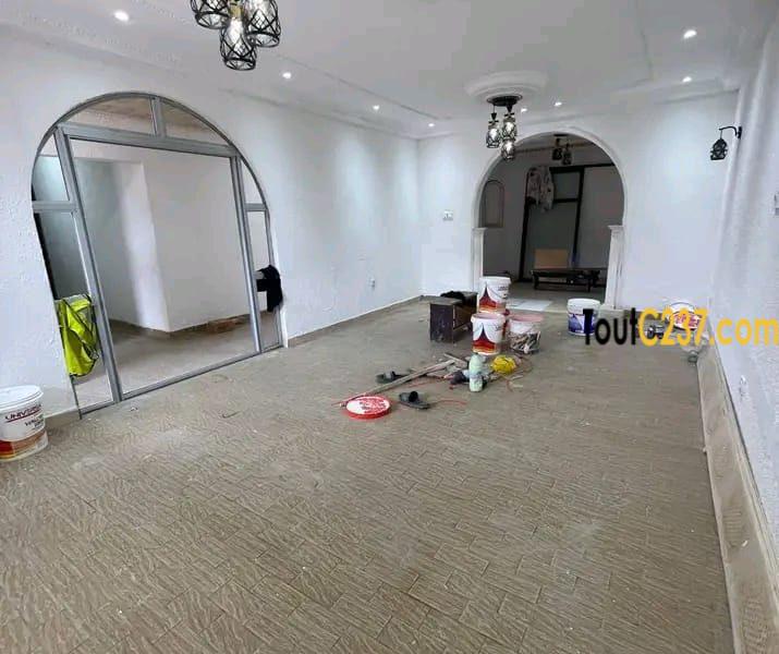 *Villa à louer disponible idéal pour habitation ou commercial situé à bonamoussadi à 10m du goudron